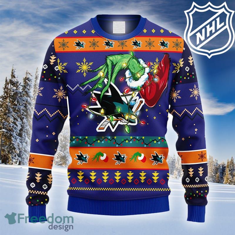 San Jose Sharks Logo NHL Ideas Ugly Christmas Sweater Gift For Fans -  Freedomdesign