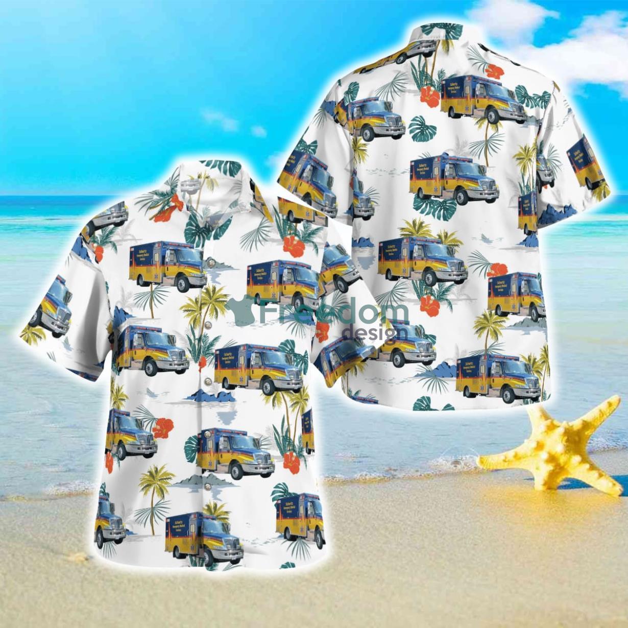 Schertz, Texas, Schertz EMS Hawaiian Shirt Best Style For Men Women Product Photo 1