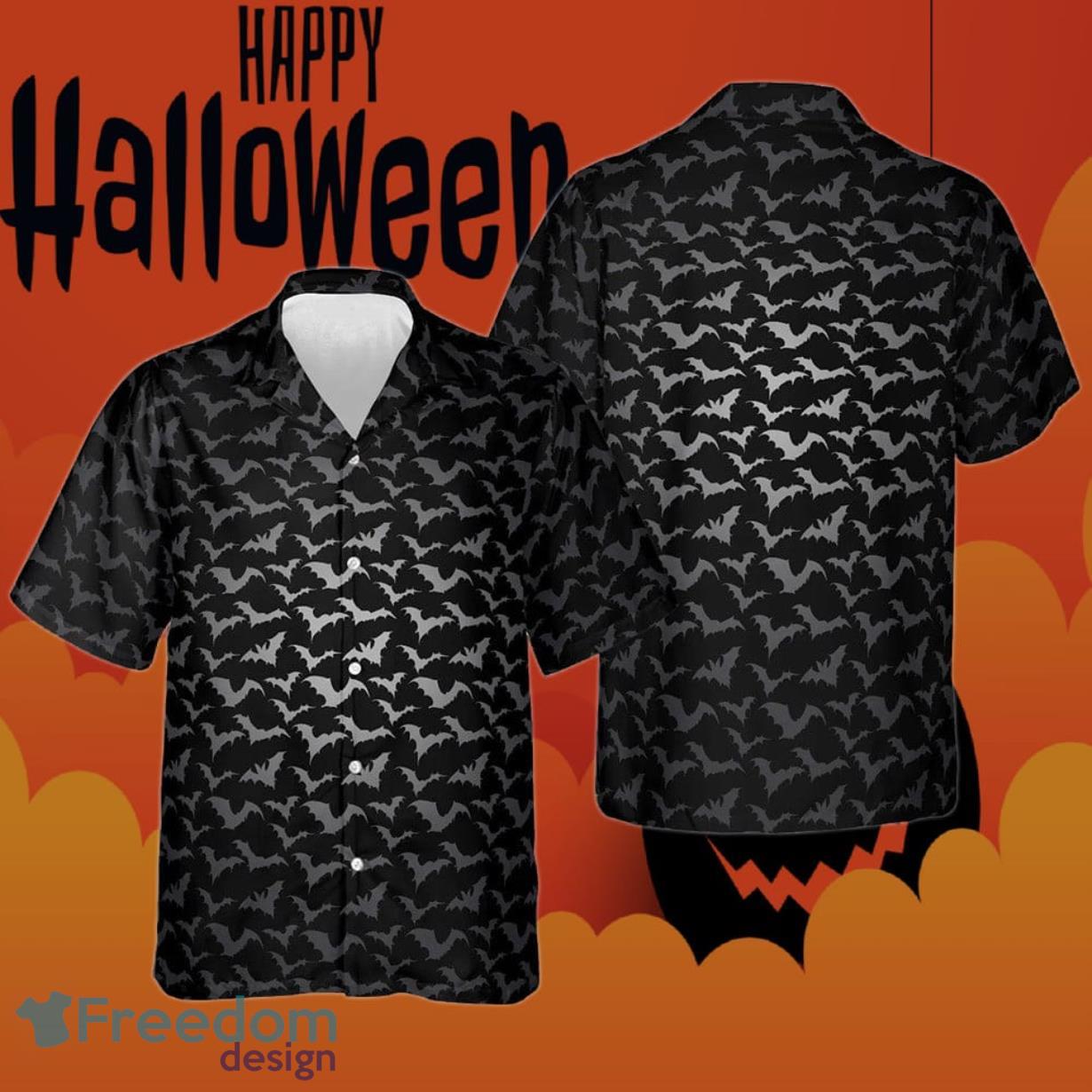 Seamless Bat Goth Hawaiian Shirt Gifts For Halloween Product Photo 1