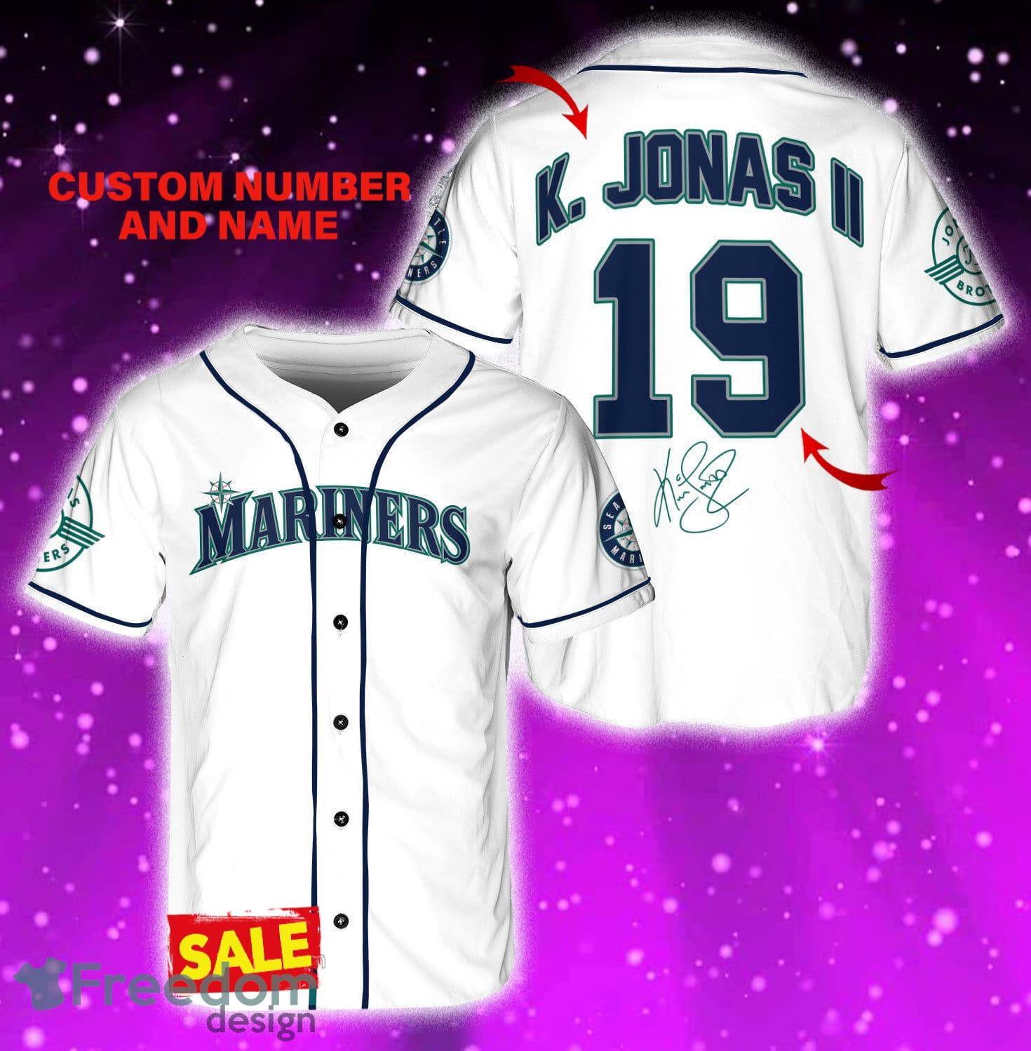 Youth MLB Genuine Seattle Mariners Baseball Blank Jersey Shirt 3061