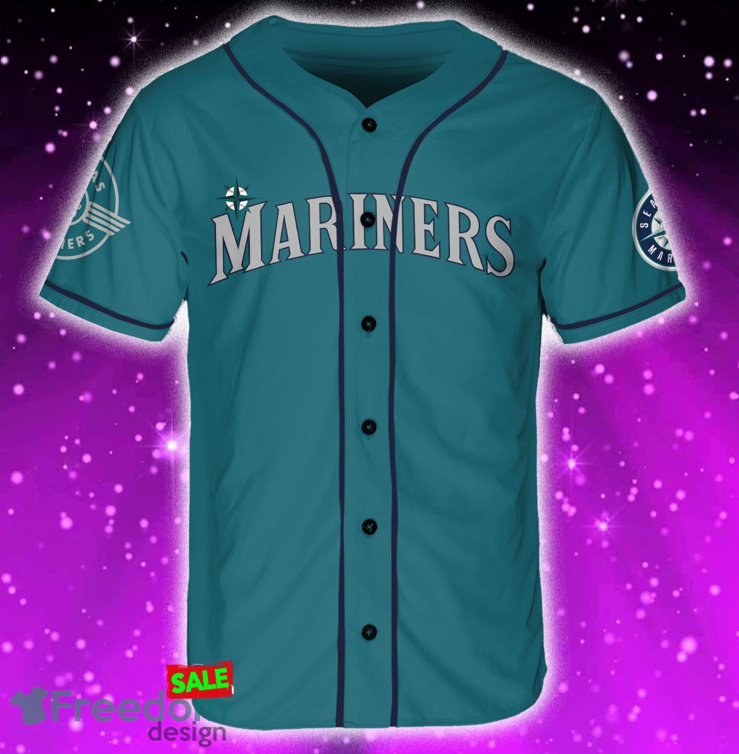 Seattle Mariners N. Jonas Jersey Baseball Shirt Aqua Custom Number