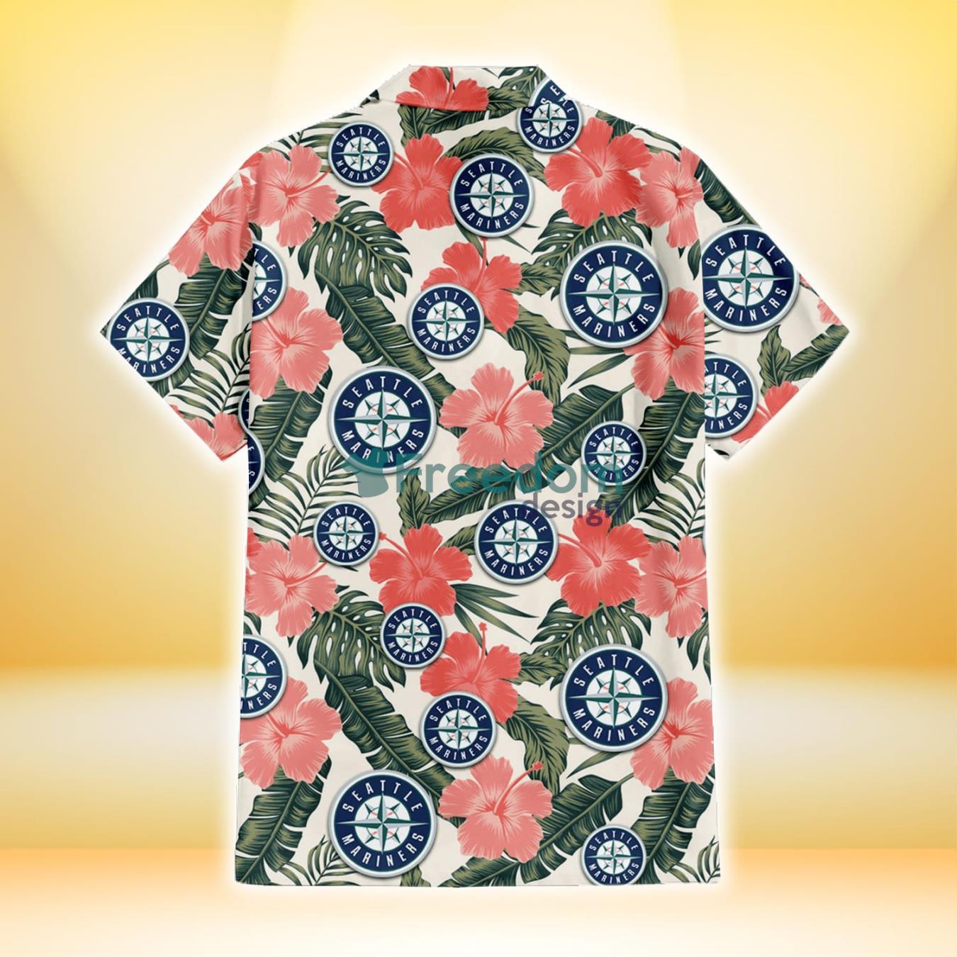 Seattle Mariners MLB Flower Sky Coconut Hawaii Shirt - YesItCustom