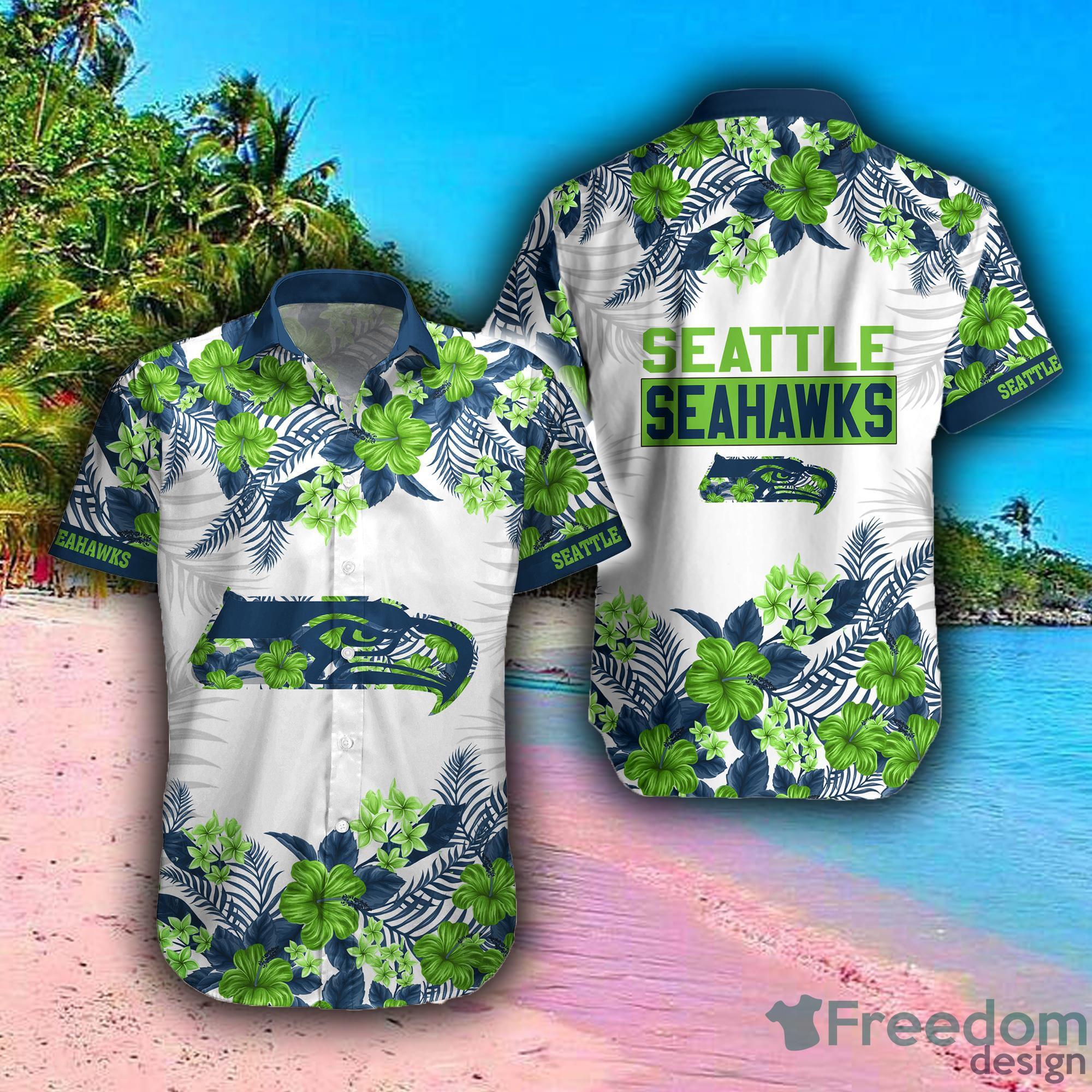 Seattle seahawks 3D Hawaiian Shirt And Shorts For Men And Women