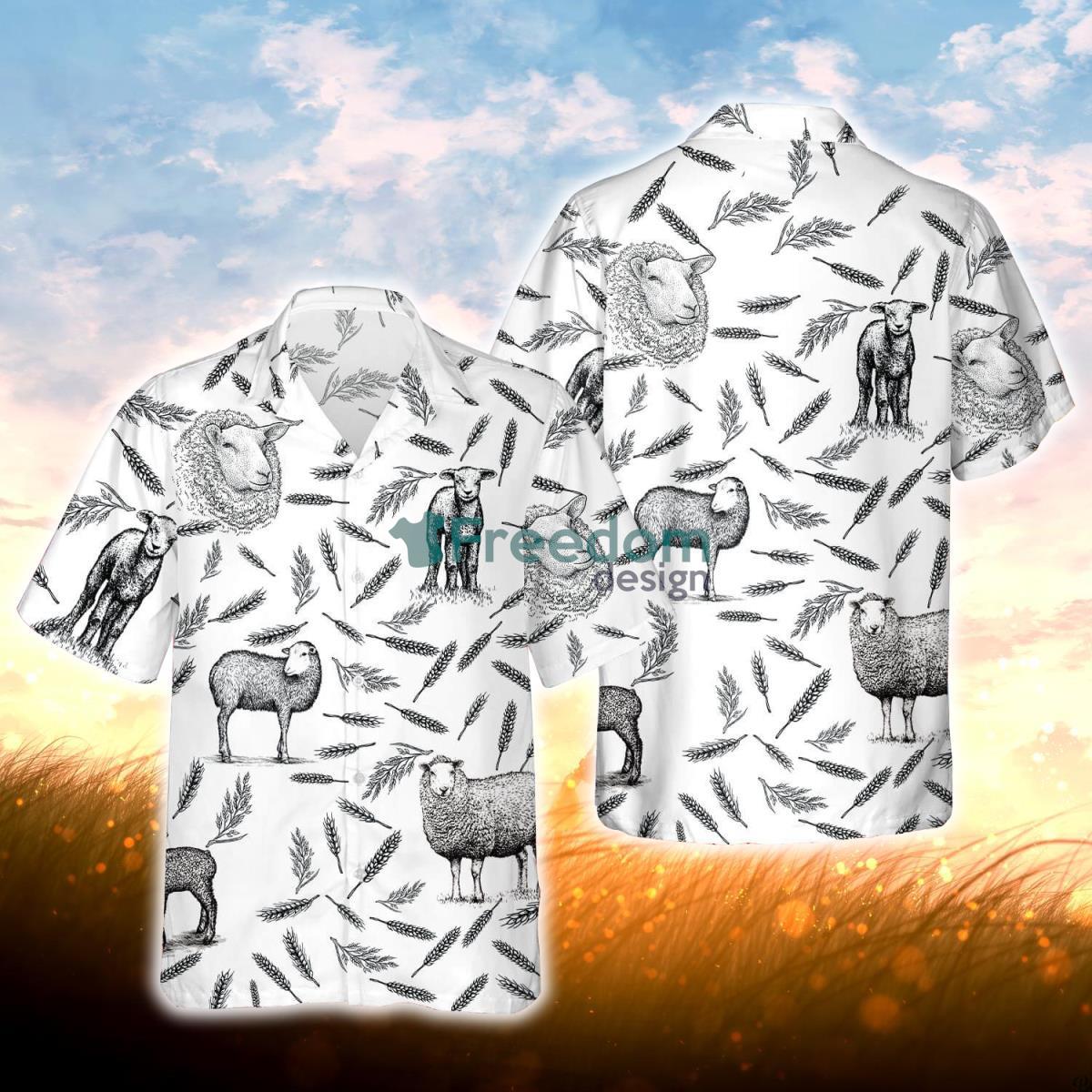 Sheep Pattern All Printed 3D Hawaiian Shirt For Men Women Product Photo 1