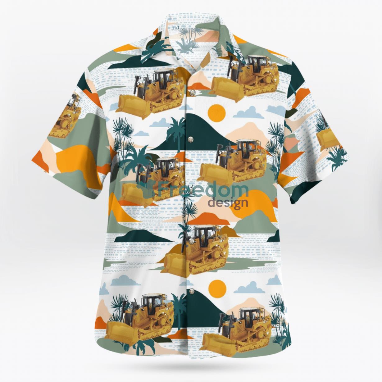 Shiphold Bulldozer Hawaiian Shirt Best Style For Men Women Product Photo 1