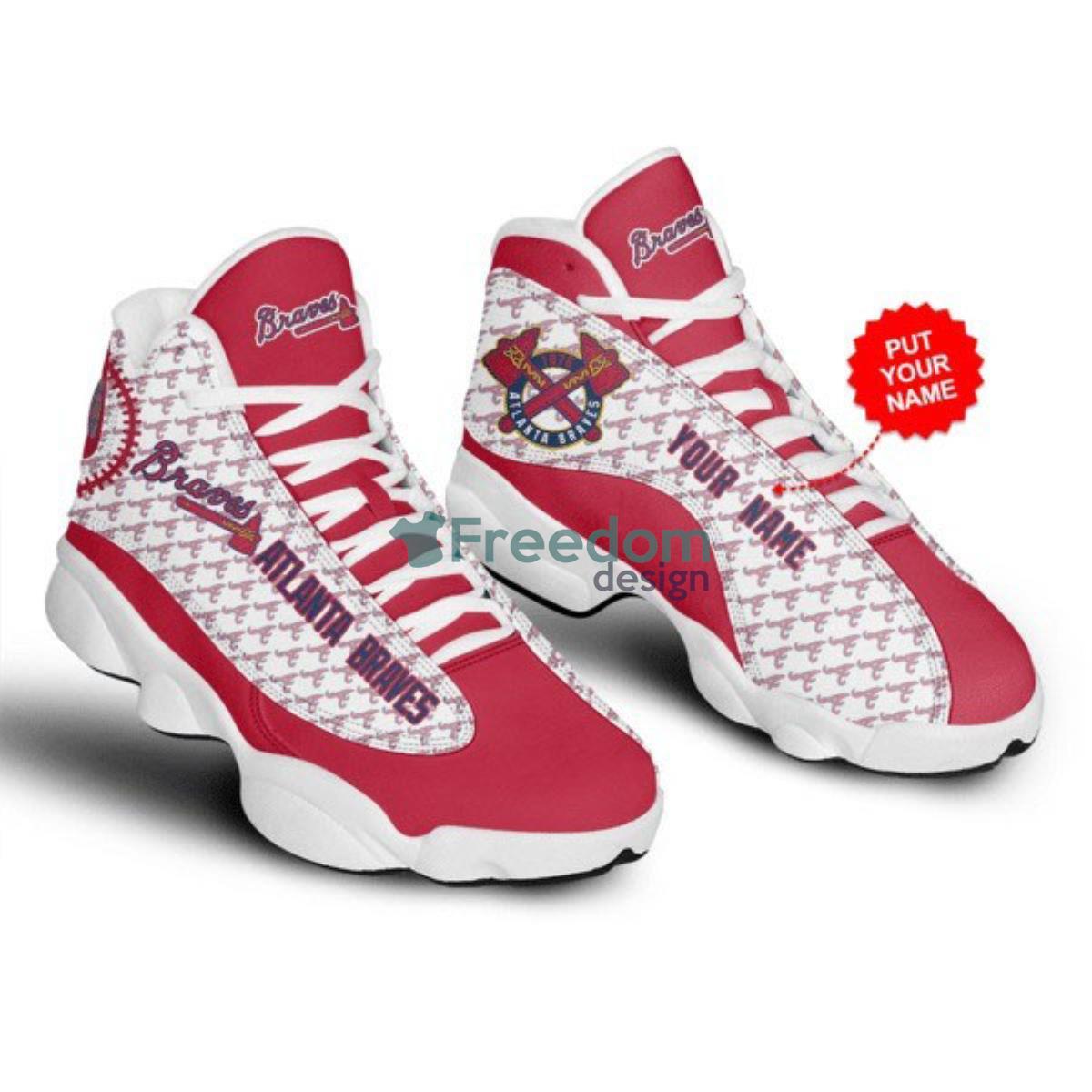 Shoes Primary Football Team Custom Name Air Jordan 13 Shoes Product Photo 2