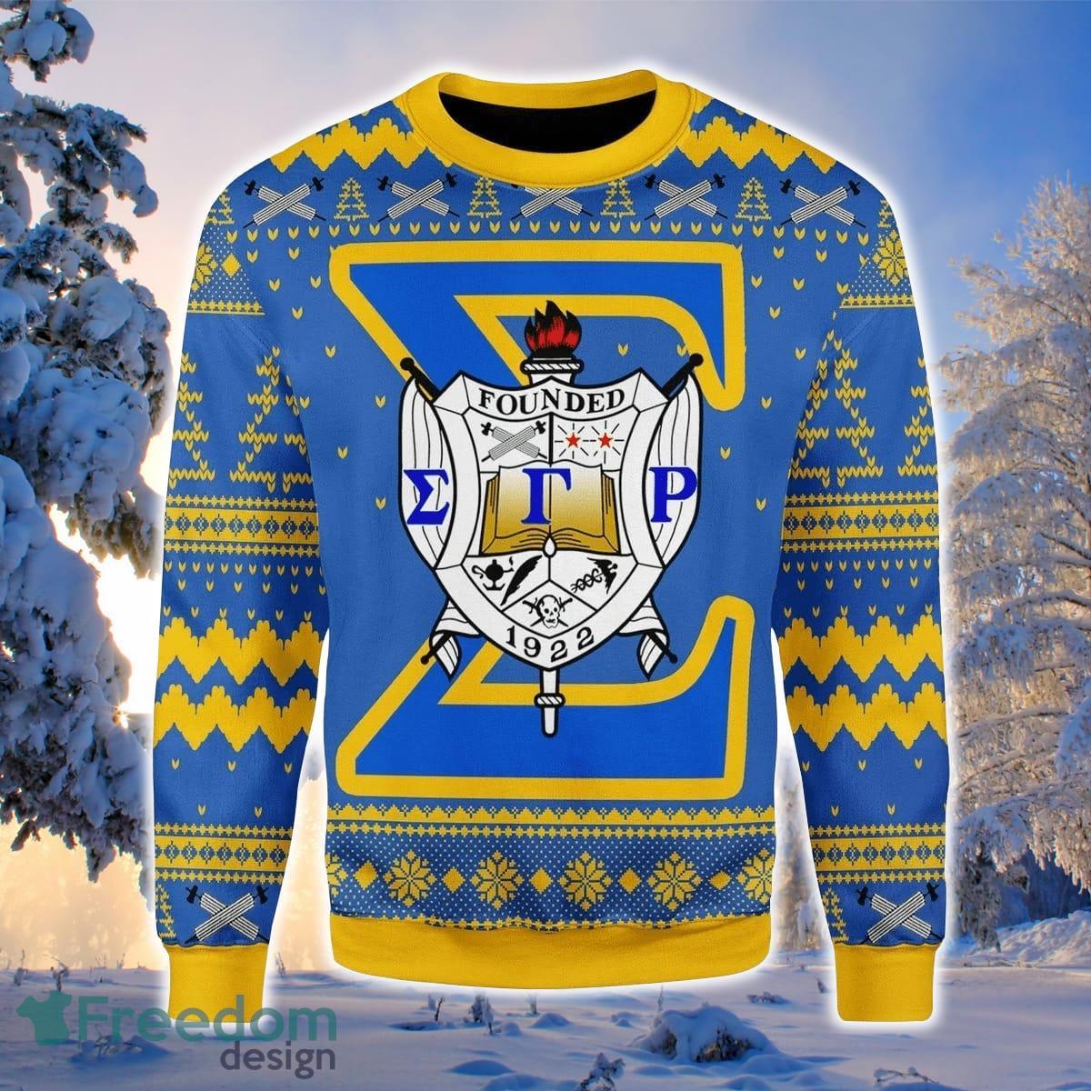 Sigma Gamma Rho 3D Sweater Ugly Christmas Sweater For Men Women Product Photo 1