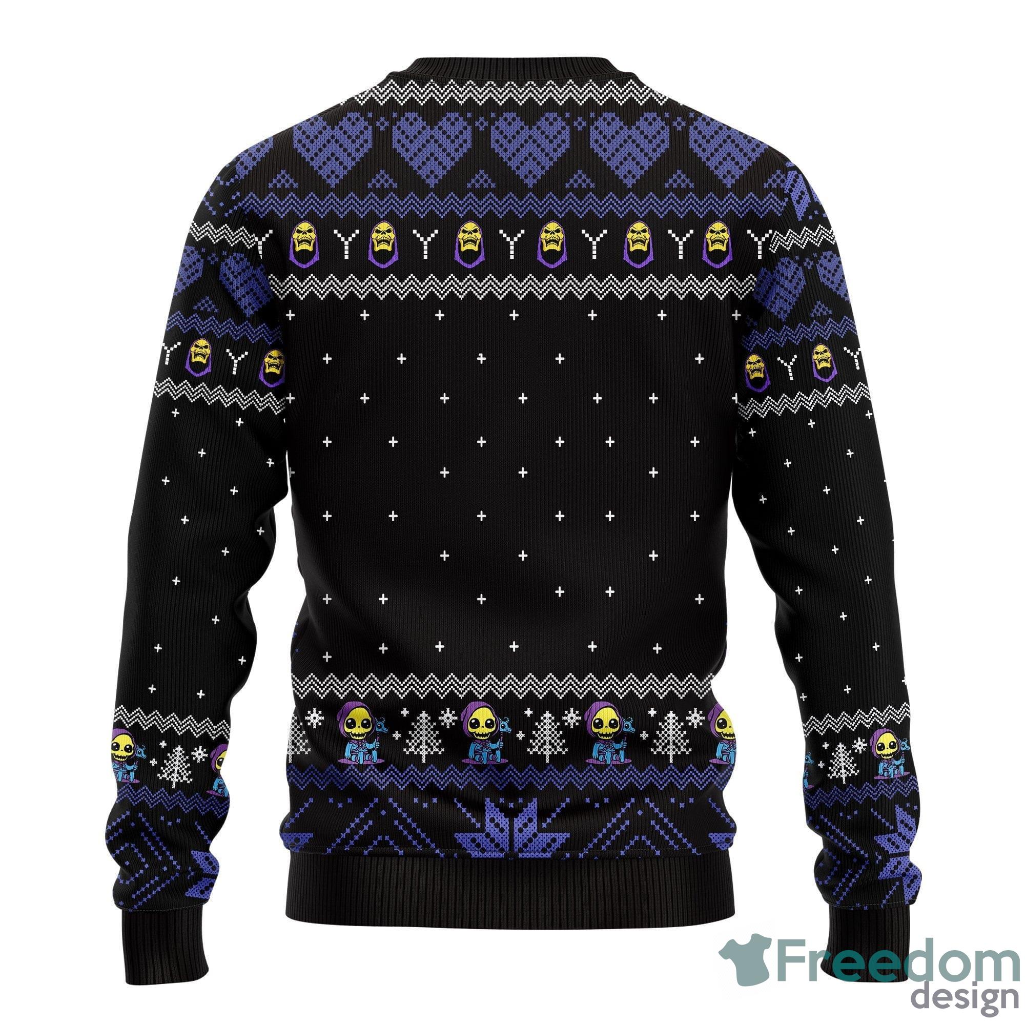 Skeletor Thanksgiving Women Mens Ugly Christmas Sweater image Skeletor Thanksgiving Women Mens Ugly Christmas Sweater - Skeletor Ugly Christmas Sweater Amazing Gift Idea Thanksgiving Gift_2