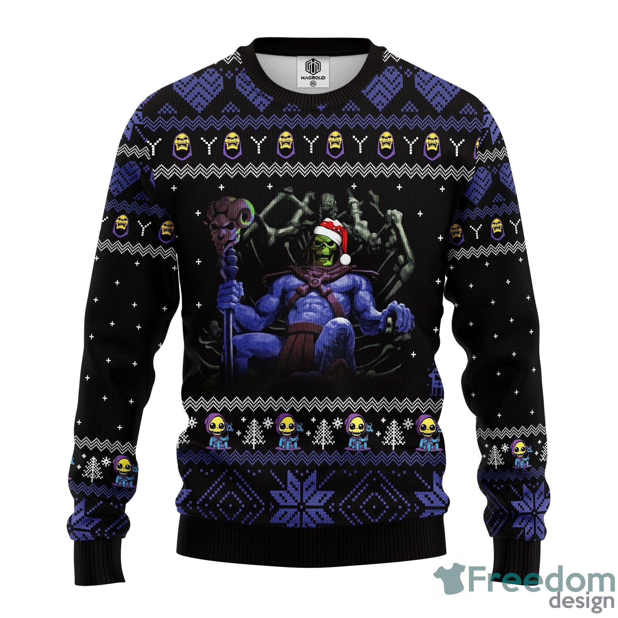 Skeletor Thanksgiving Women Mens Ugly Christmas Sweater - Skeletor Ugly Christmas Sweater Amazing Gift Idea Thanksgiving Gift_1 Skeletor Thanksgiving Women Mens Ugly Christmas Sweater - Skeletor Ugly Christmas Sweater Amazing Gift Idea Thanksgiving Gift_1