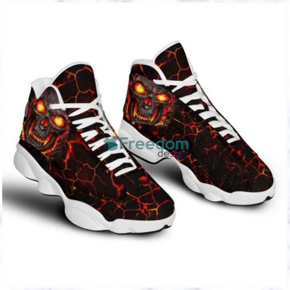 Skull Fire Air Jordan13 Shoes Product Photo 1