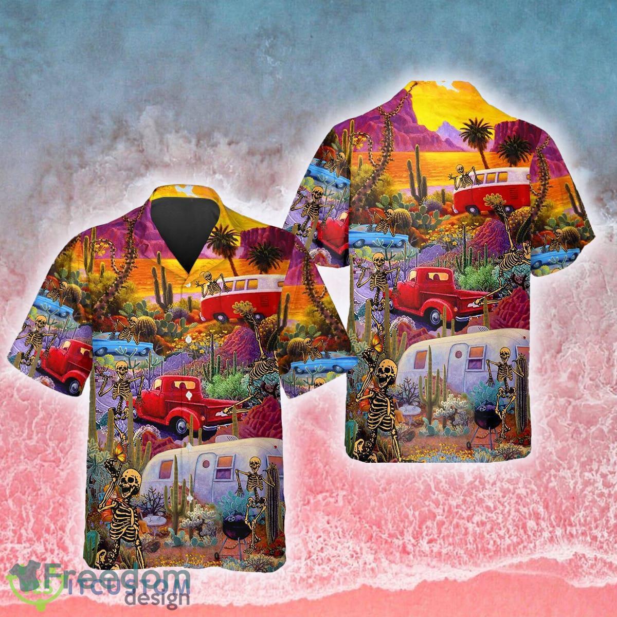 Skull Planet Galaxy Hawaiian Shirt For Men And Women - Freedomdesign