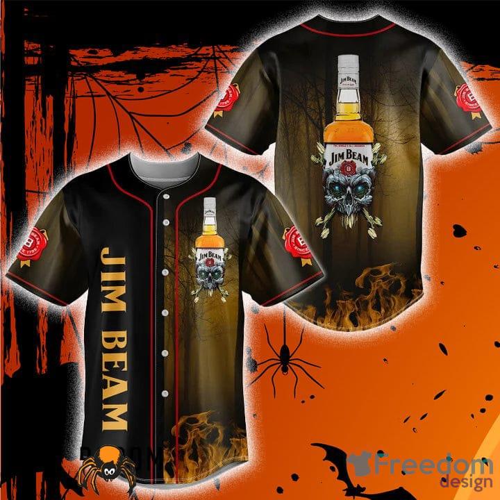 Skull Skeleton Jameson Baseball Jersey Shirt Gift For Men And Women