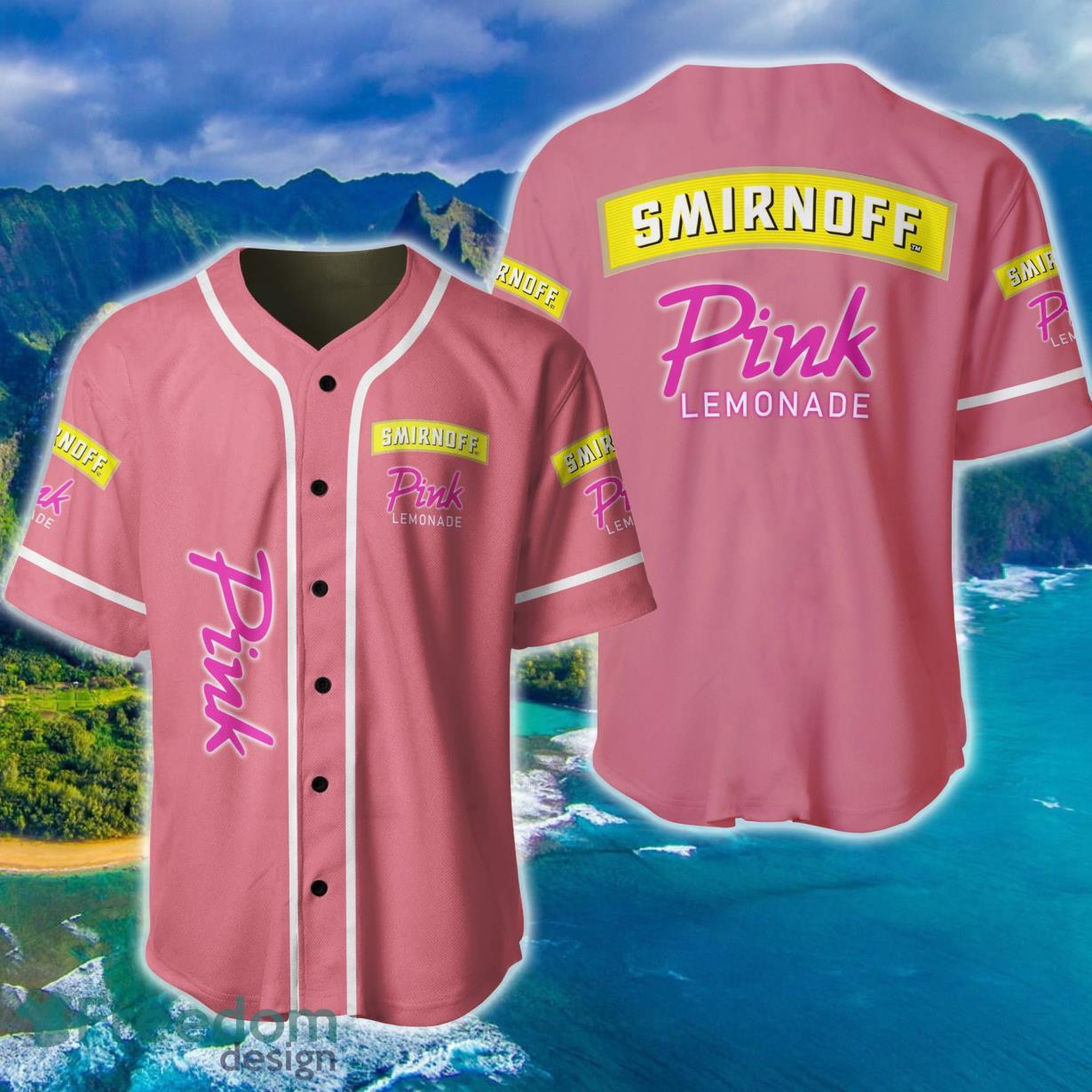 Smirnoff Pink Lemonade Baseball Jersey Product Photo 1