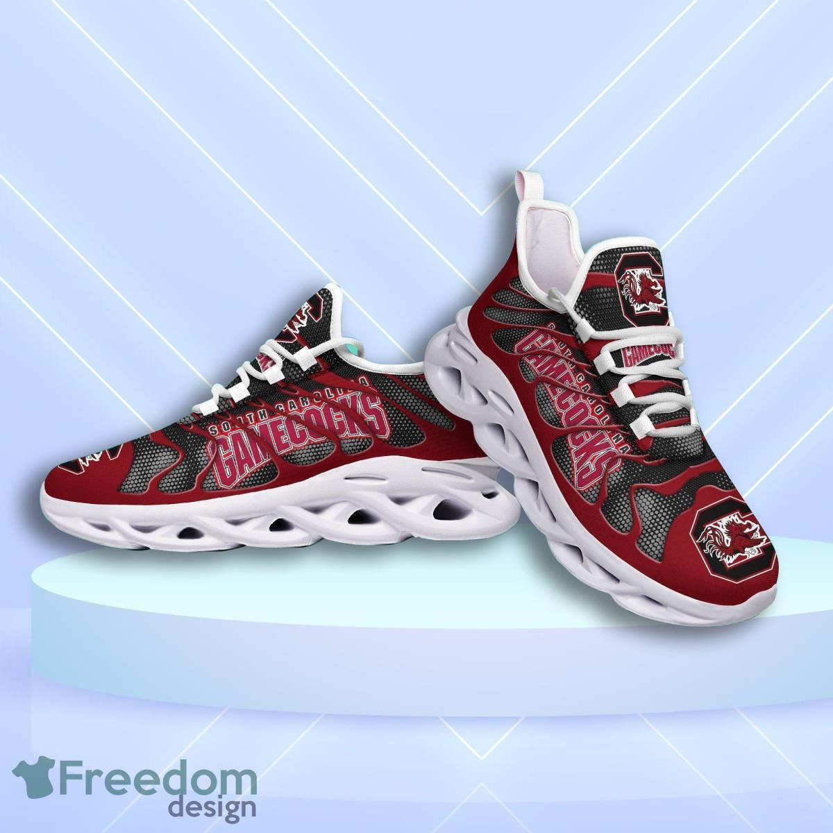 South Carolina Gamecocks Logo Hole Background 3D Max Soul Shoes Product Photo 1