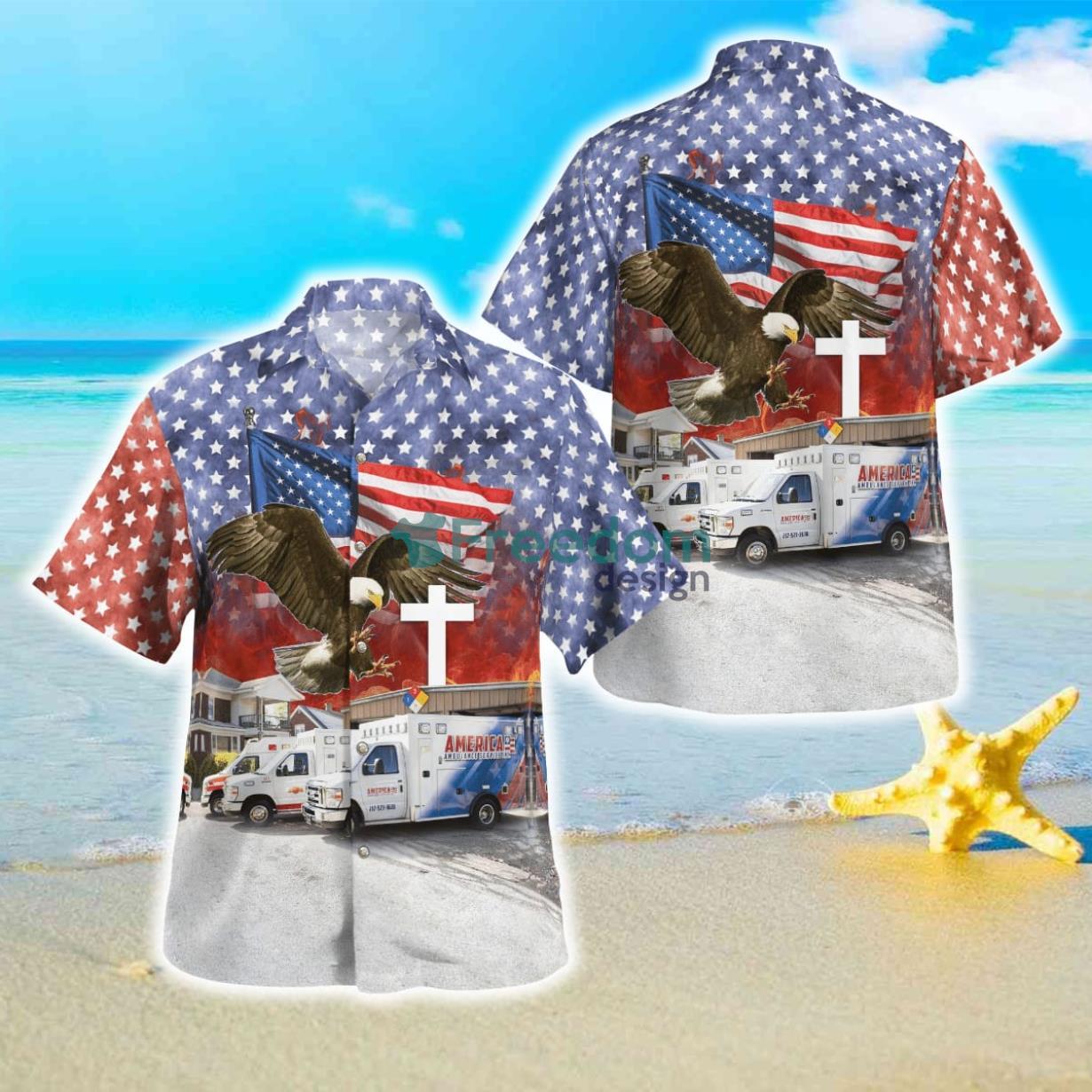 Springfield, Illinois, America Ambulance Hawaiian Shirt Great Style For Men Women Product Photo 1