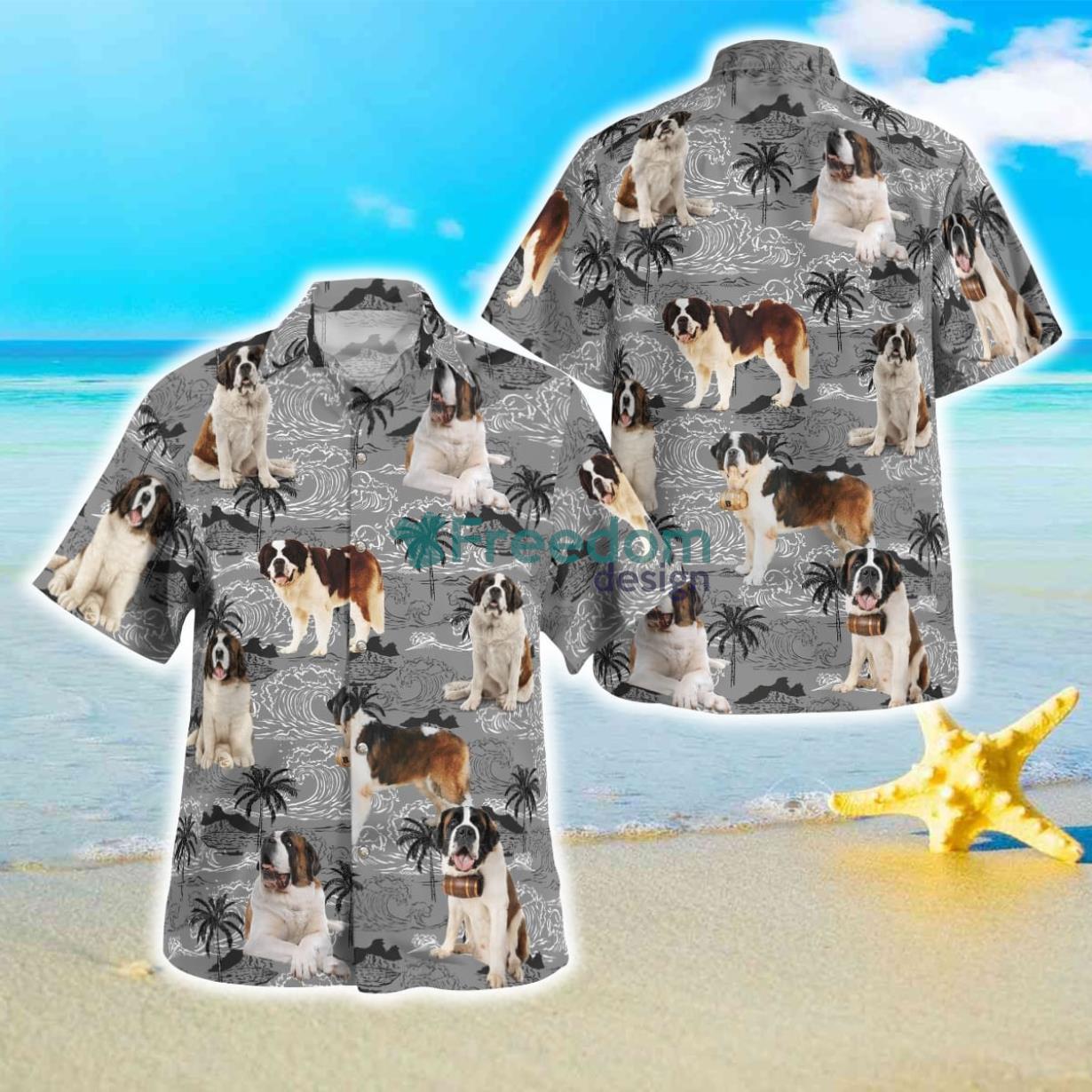 St. Bernard Hawaiian Shirt Best Style For Men Women Product Photo 1