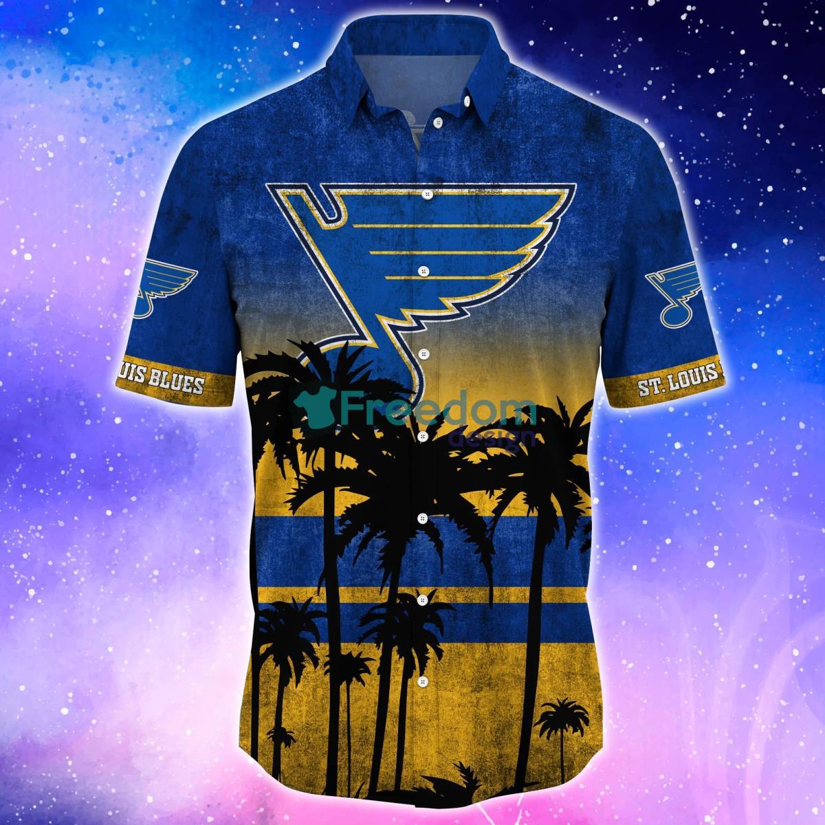 St. Louis Blues NHL Trending Hawaiian Shirt And Shorts For Fans Product Photo 2