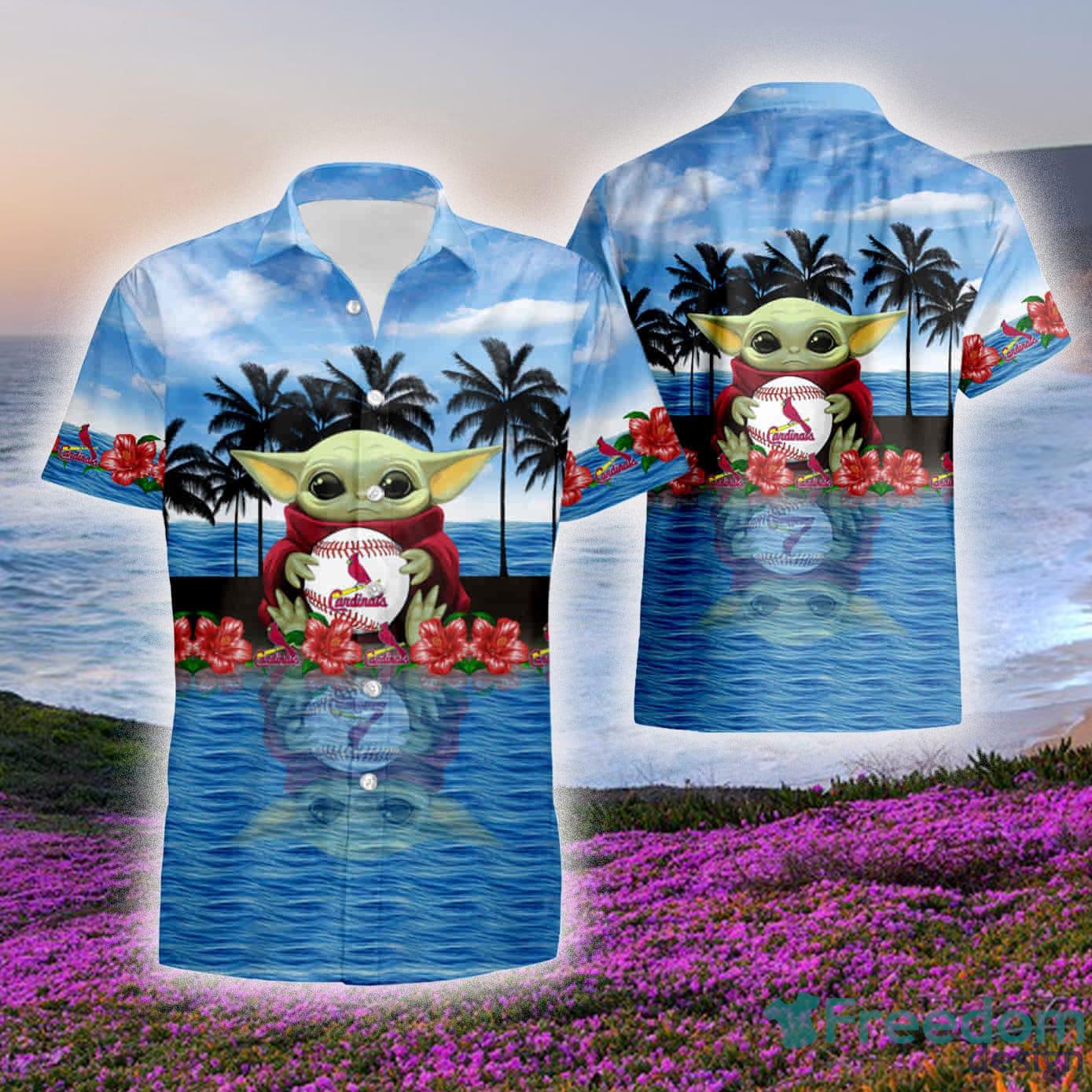 LIMITED] St. Louis Cardinals MLB-Summer Hawaiian Shirt And Shorts