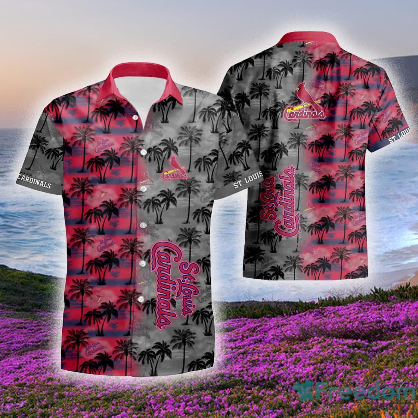 St Louis Cardinals Design 6 Set 3D Hawaiian Shirt And Short Gift For Men  And Women - Freedomdesign