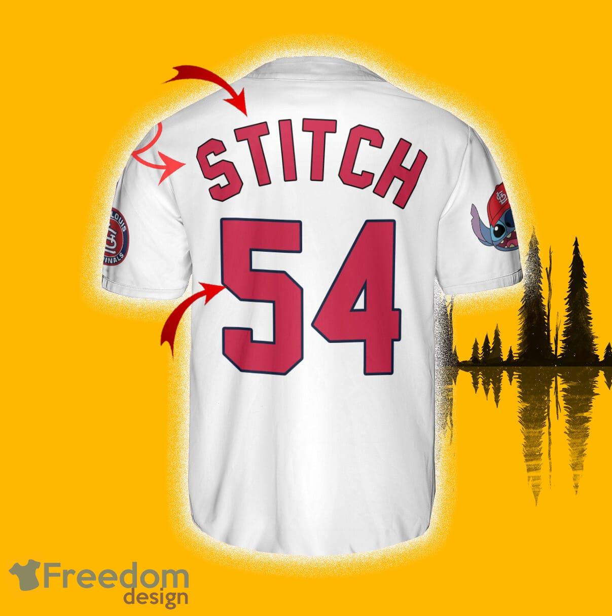 Stitch St.Louis Cardinals Baseball Jersey 