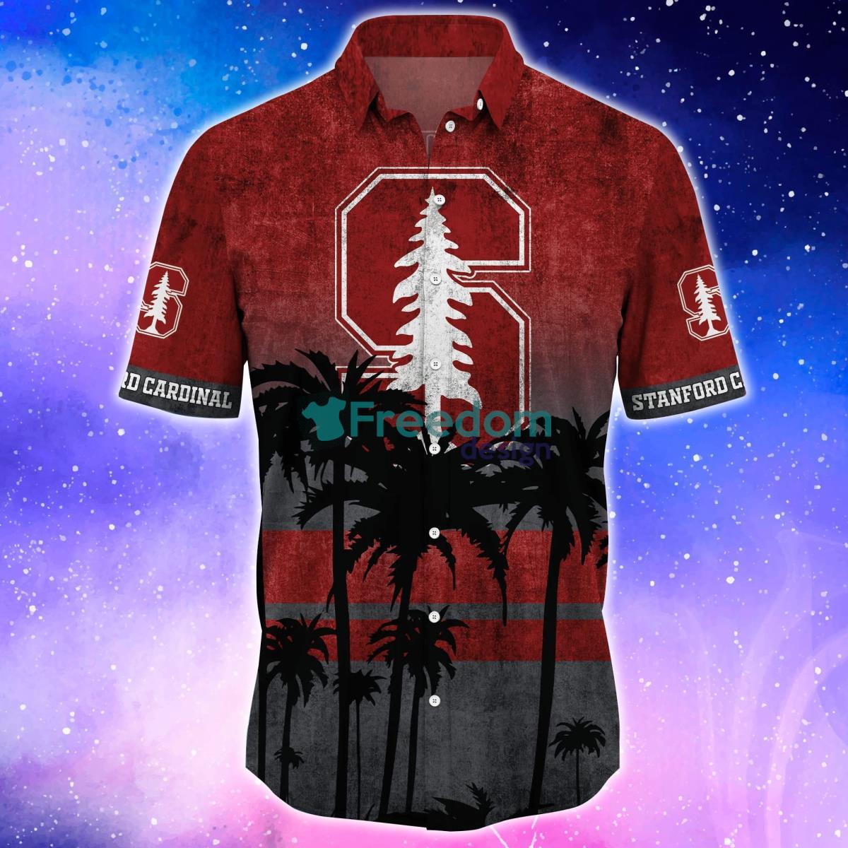 Stanford Cardinal Trending Hawaiian Shirt And Shorts For Fans Product Photo 2