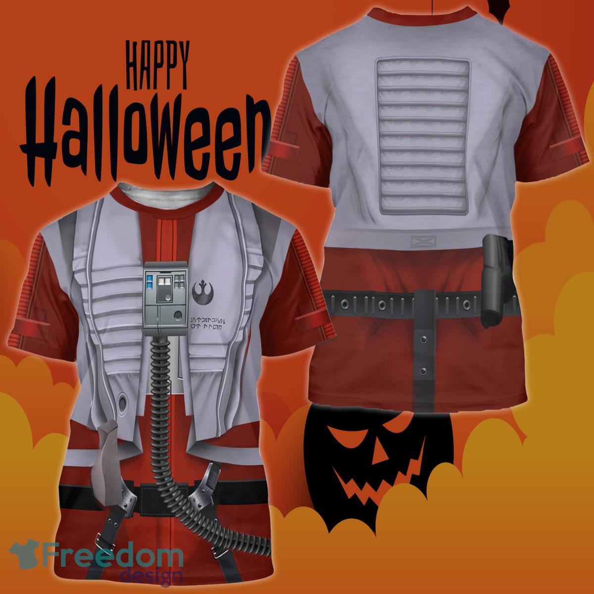 Star Wars Resistance Pilot Halloween Cosplay 3D T-Shirt Product Photo 1