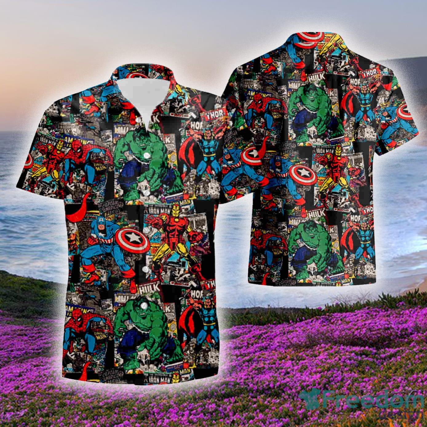 Hulk Hawaiian Shirt The Incredible Hulk Summer Button Up Marvel