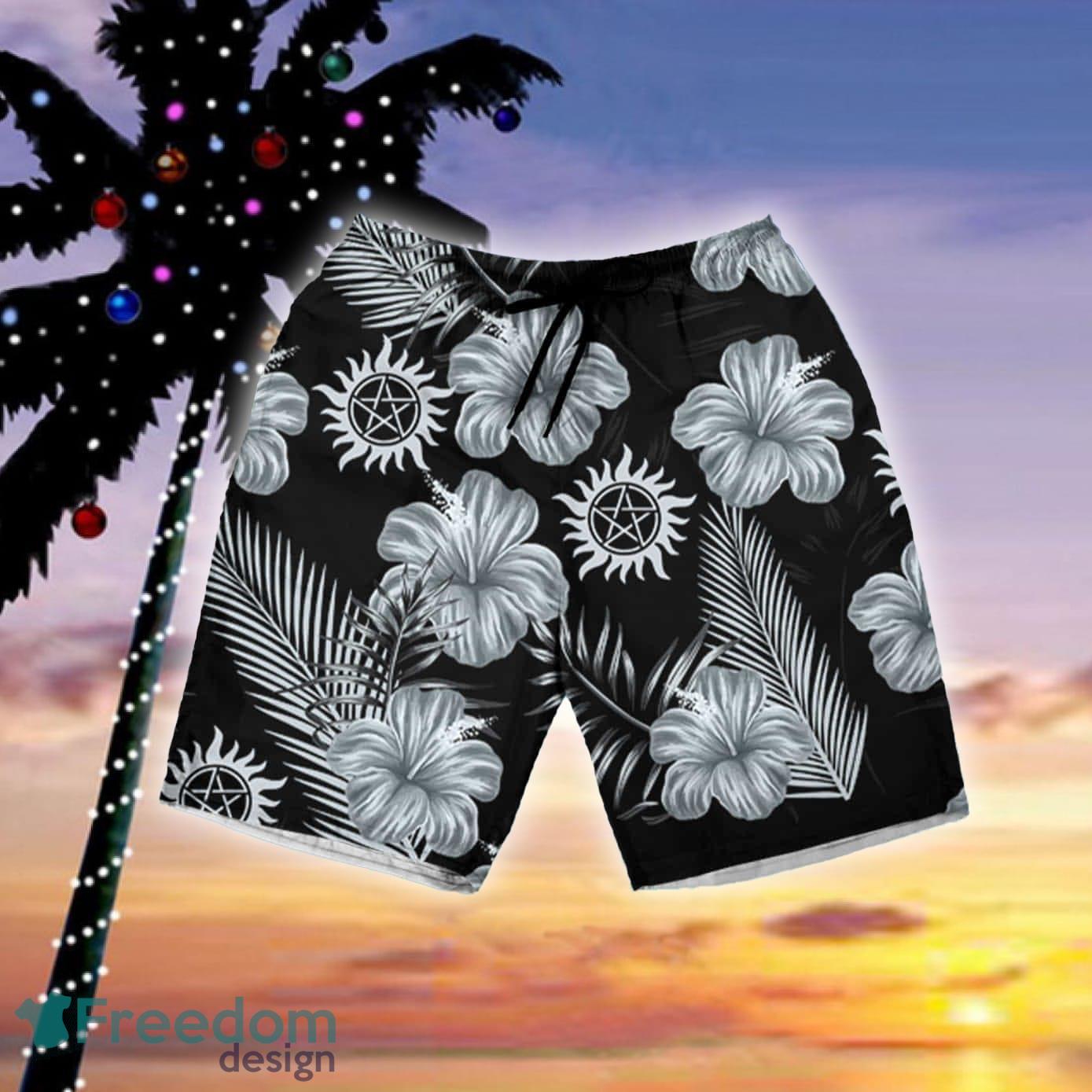 Kansas City Chiefs Logo White Hibiscus Red Hawaii Summer Hawaiian Shirt And  Short - Freedomdesign