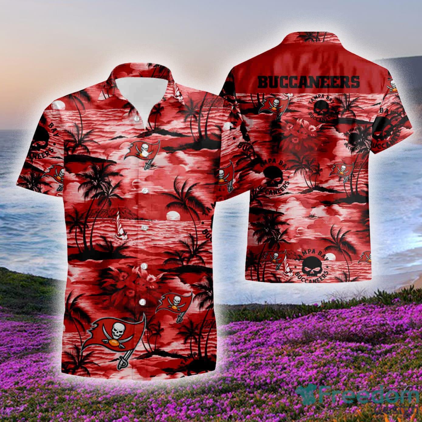 Tampa Bay Buccaneers NFL-Summer Hawaiian 3D T-Shirt