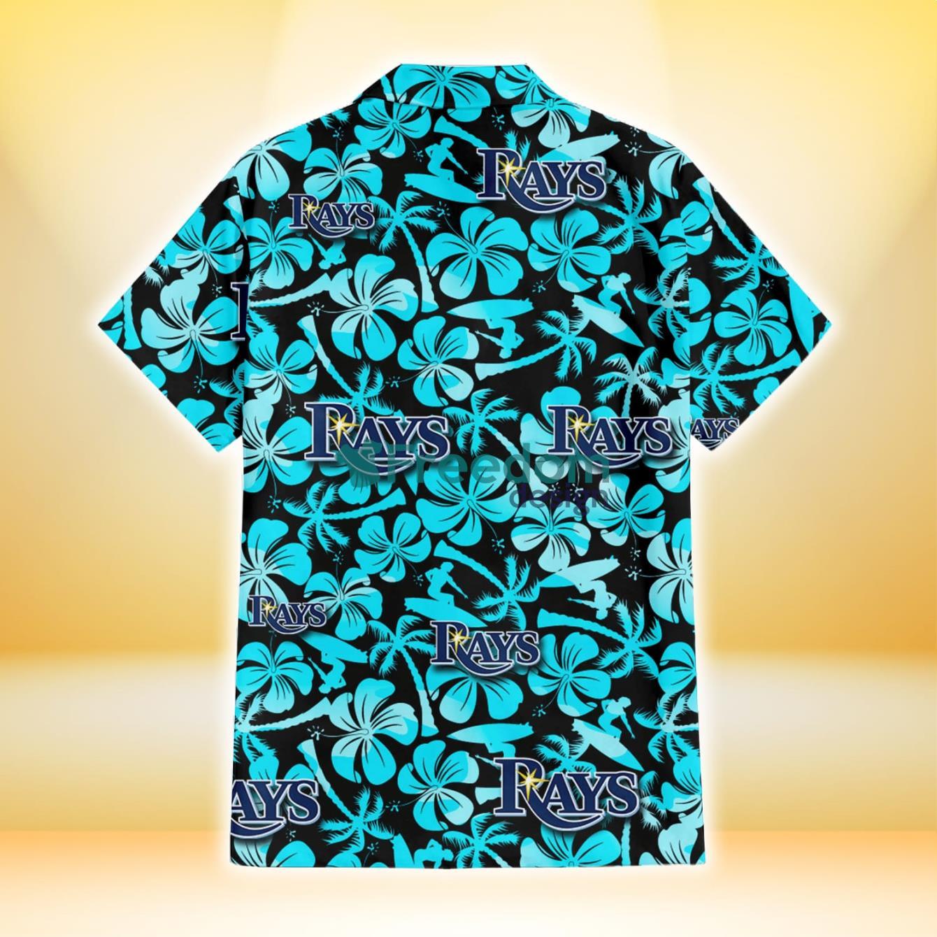 Tampa Bay Rays MLB Flower Sky Coconut Hawaiian Shirt - YesItCustom