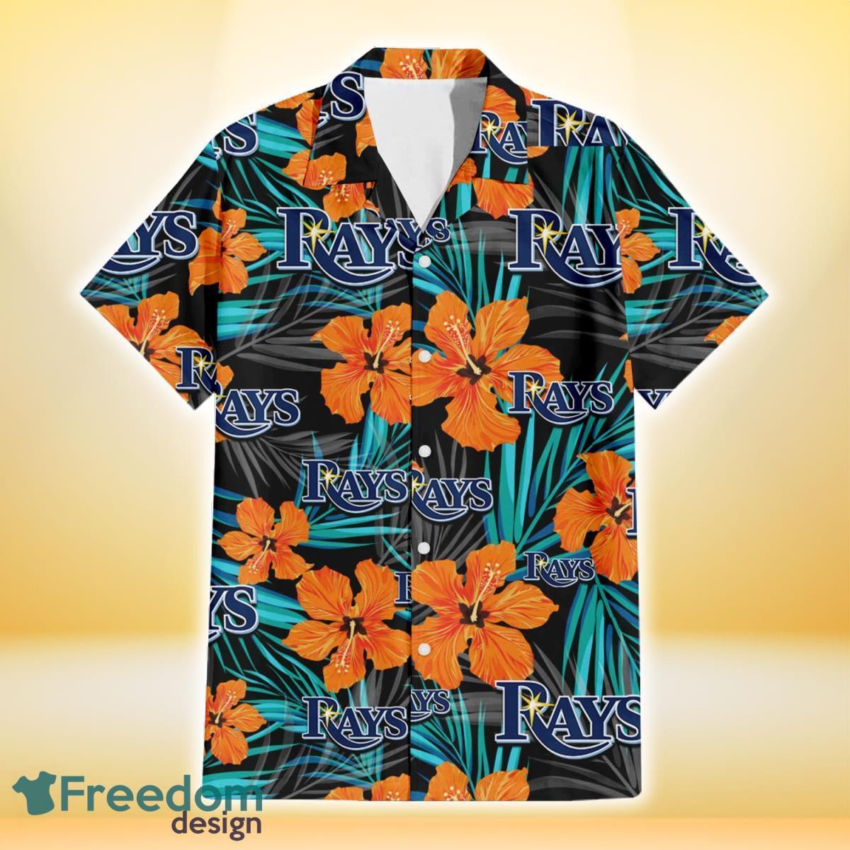 Tampa Bay Rays Pink Coral Hibiscus Banana Leaf Beige Background 3D Hawaiian  Shirt Gift For Fans - Freedomdesign