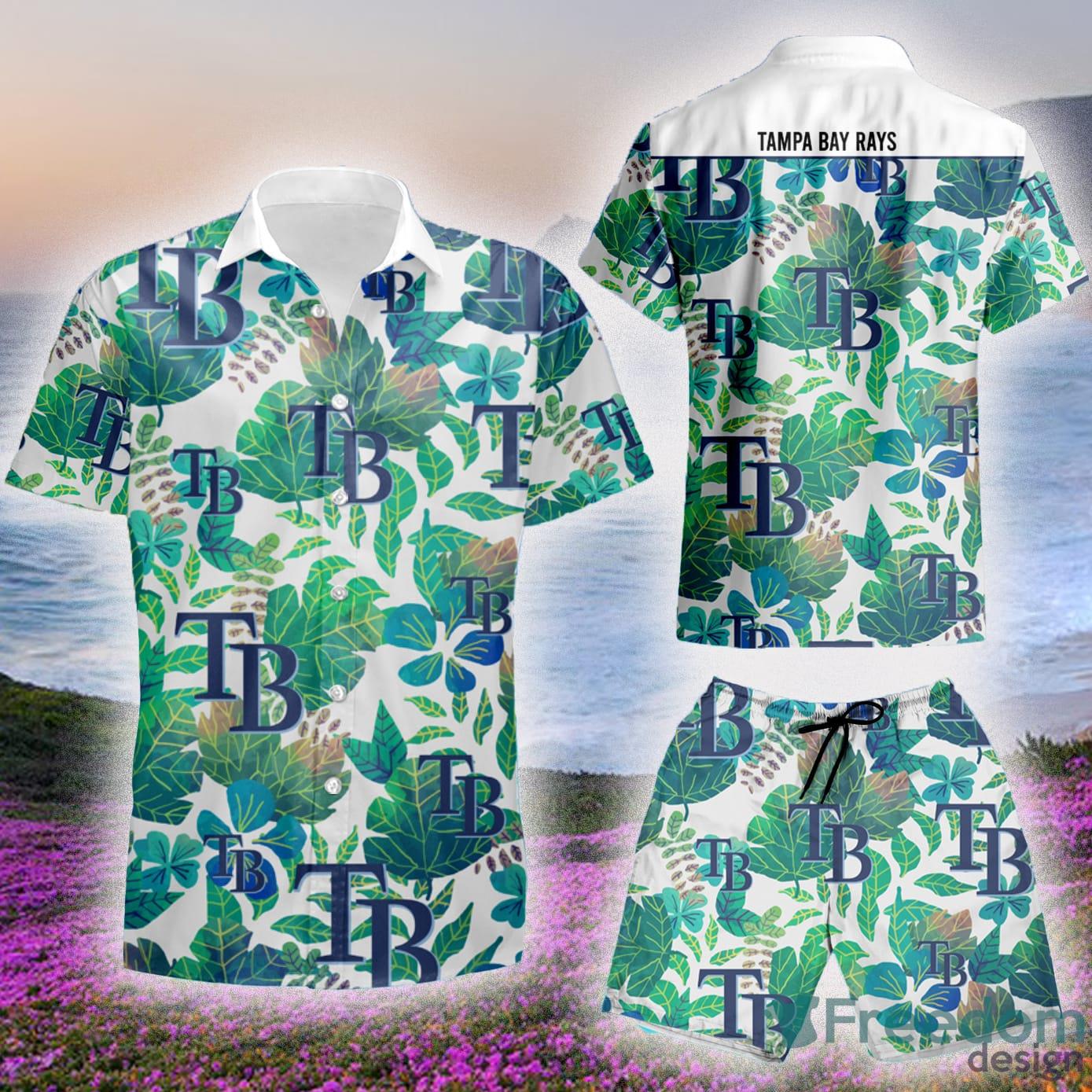 Tampa Bay Rays Set 3D Hawaiian Shirt And Short Gift For Men And Women -  Freedomdesign