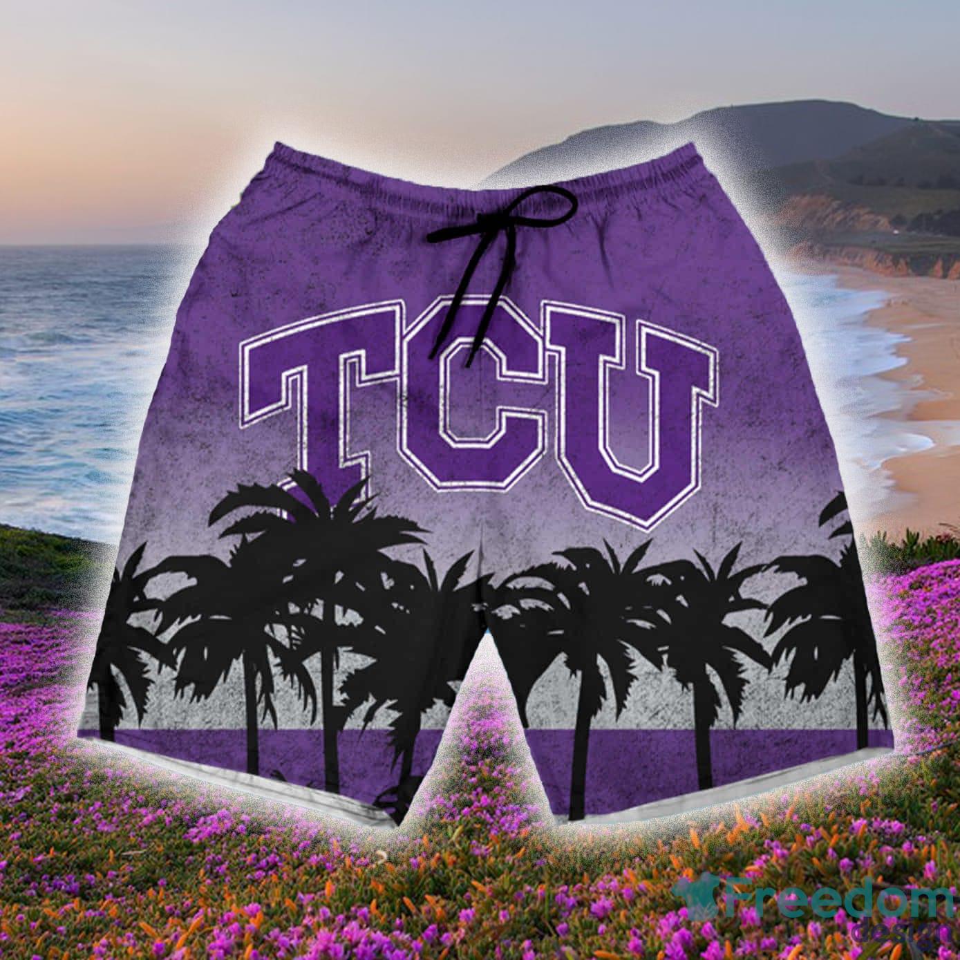 TCU Horned Frogs CD Rainbow Pattern Hawaiian Shirt For Fans