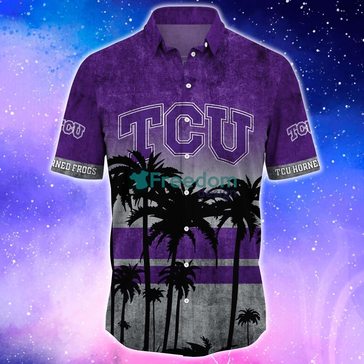 TCU Horned Frogs Trending Hawaiian Shirt And Shorts For Fans Product Photo 2