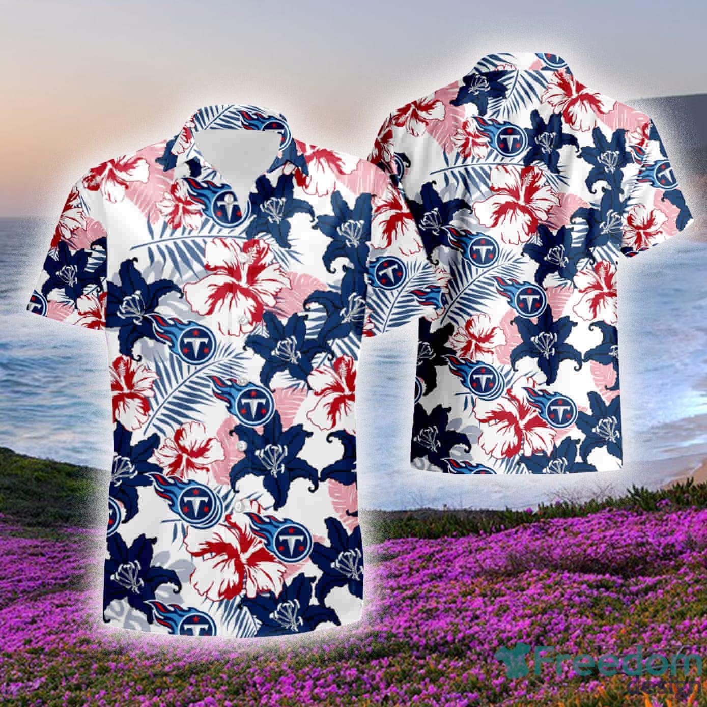 Tennessee Titans NFL Logo Combo Hawaiian Shirt And Short Summer For Men  Women - Freedomdesign