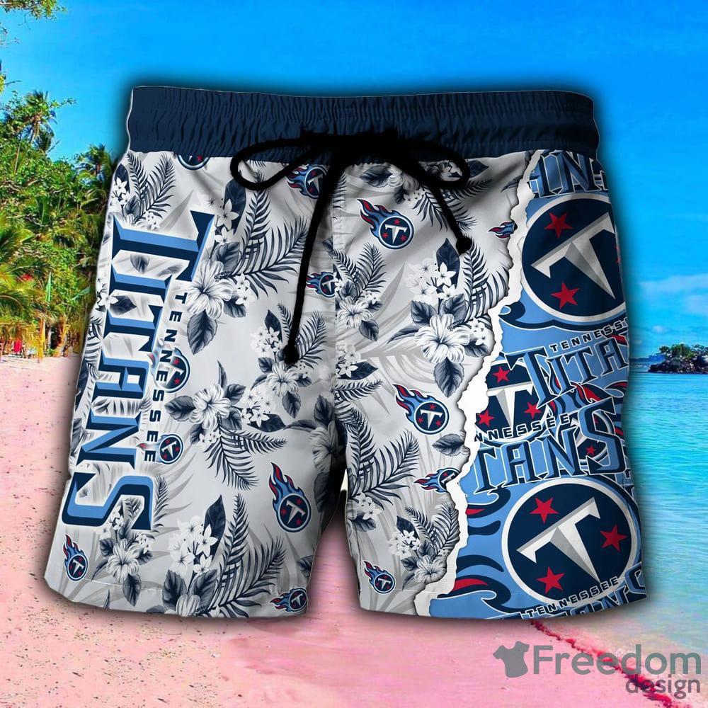 Tennessee Titans NFL Logo Combo Hawaiian Shirt And Short Summer For Men  Women - Freedomdesign