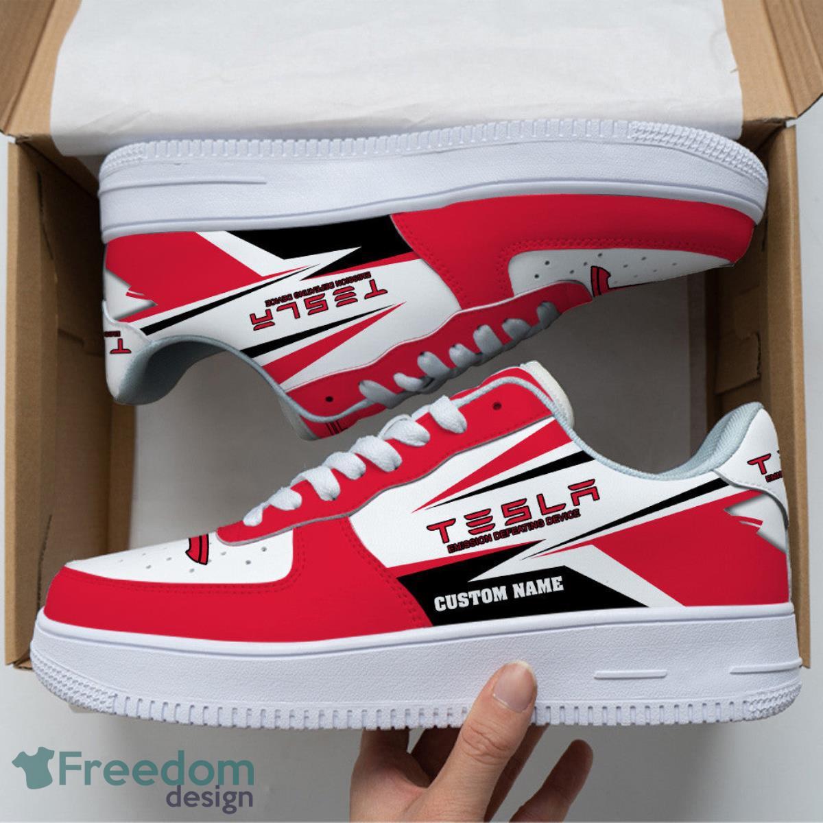 Tesla Motors Custom Name Air Force Shoes Sport Sneakers For Men Women Product Photo 1