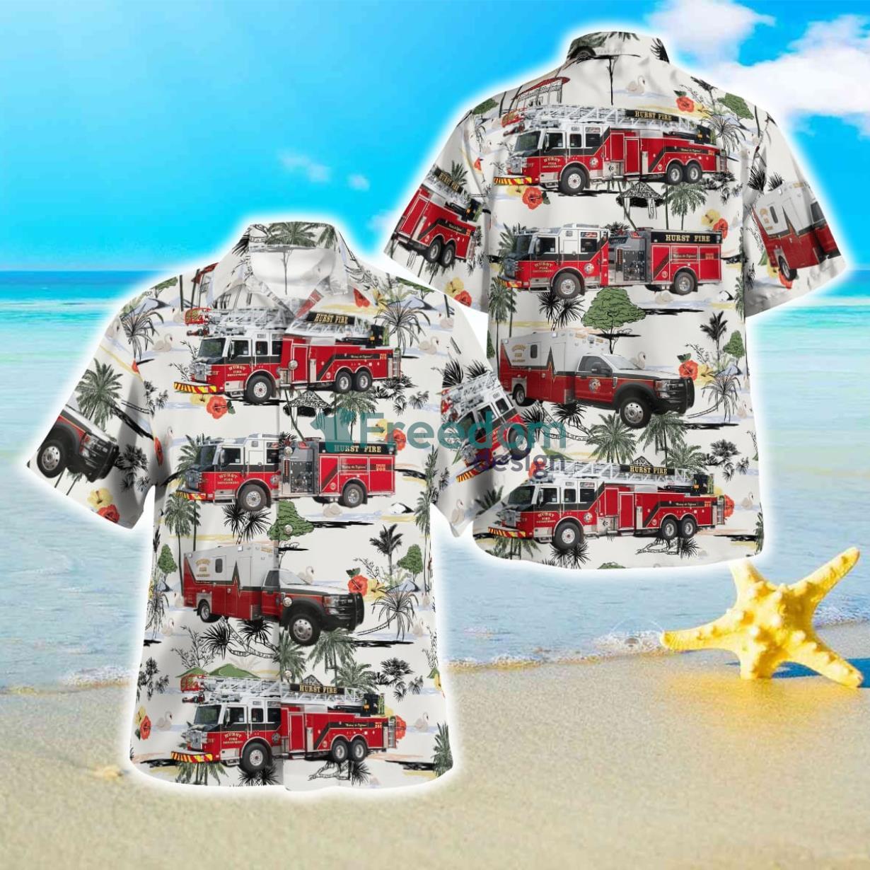 Texas Hurst Fire Department Hawaiian Shirt Best Style For Men Women Product Photo 1