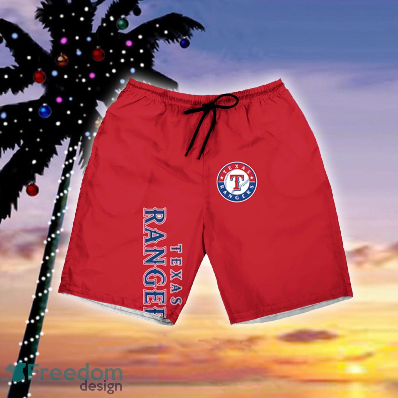 Texas Rangers Style Set 3D Hawaiian Shirt And Short Gift For Men And Women  - Freedomdesign