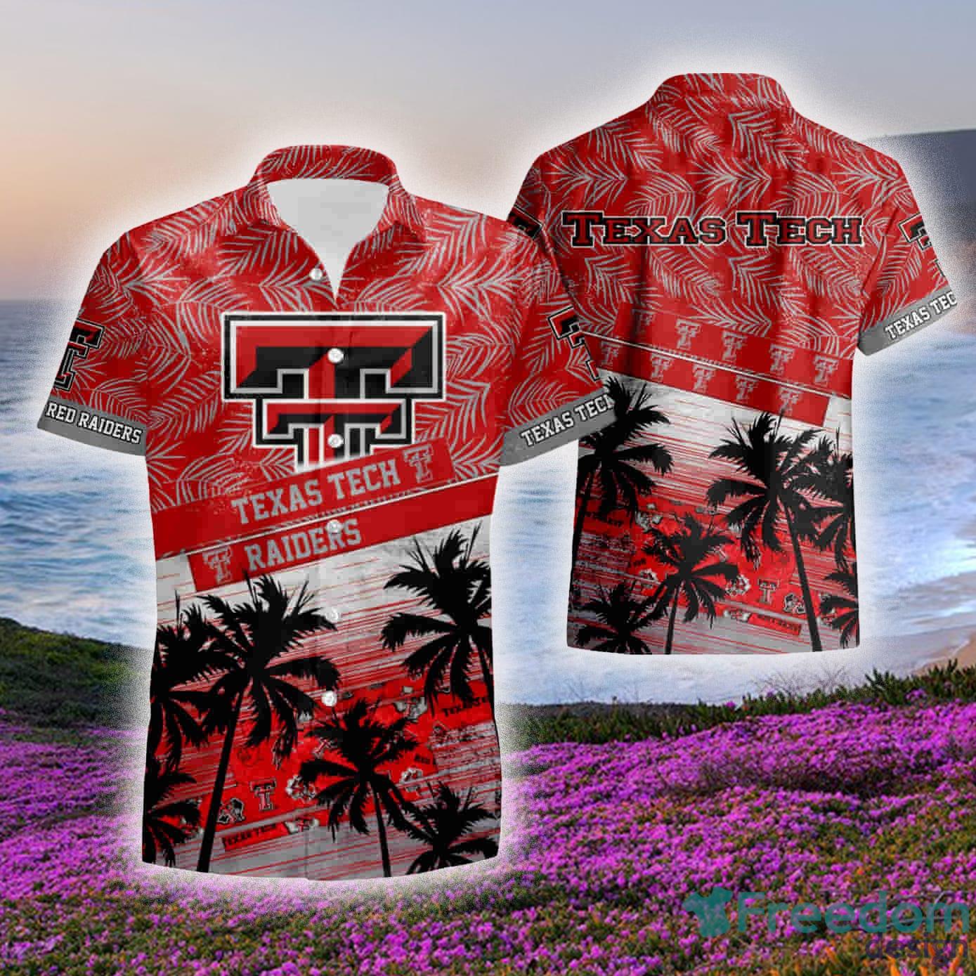 Texas Tech Red Raiders Flower NCAA Hawaiian Shirt For Men And