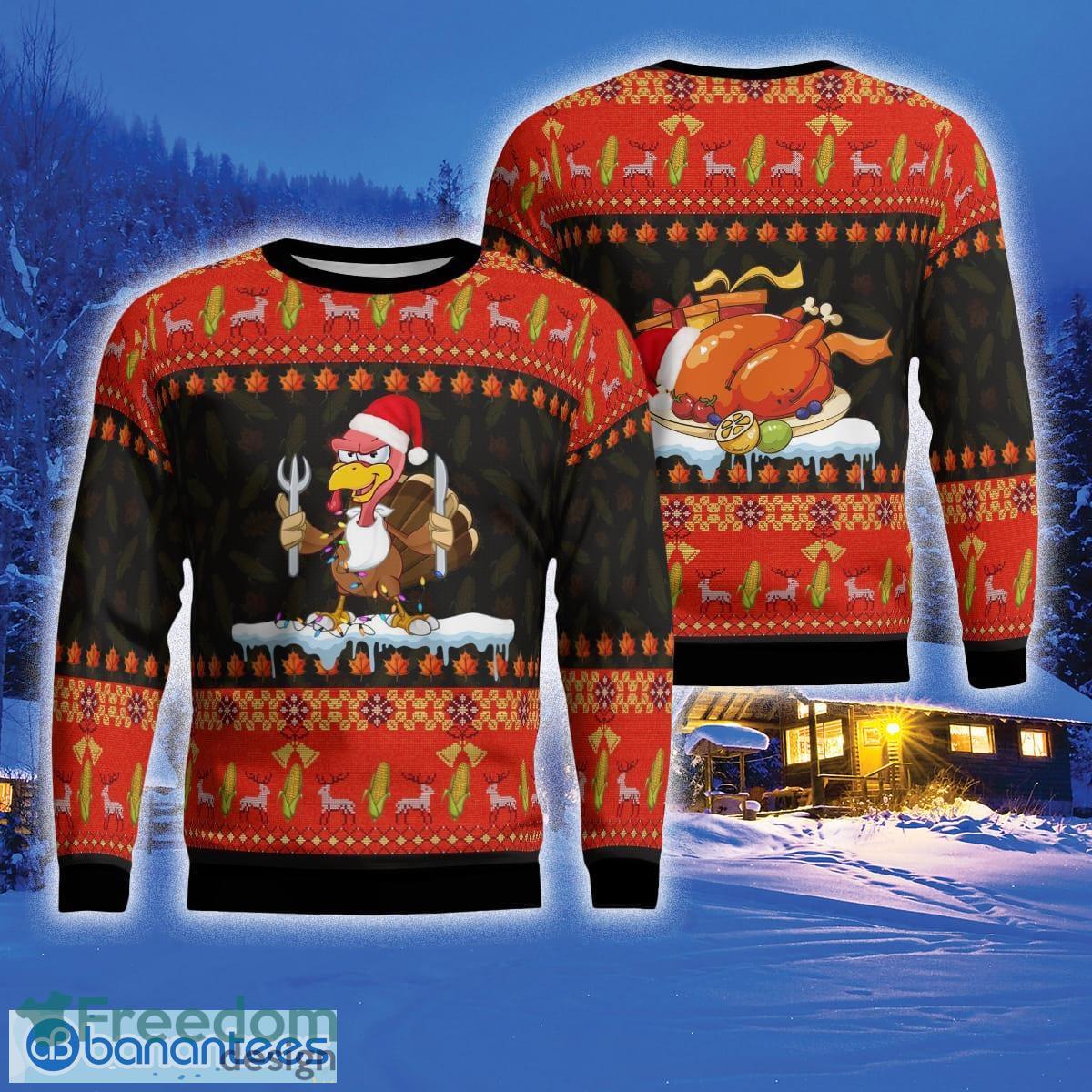 Turkey Ugly Christmas Sweater Style 7 Men And Women Gift For Christmas -  Freedomdesign
