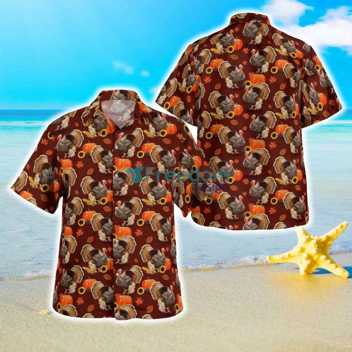 Thanksgiving Turkey Hawaiian Shirt Unique Style For Men Women Product Photo 1