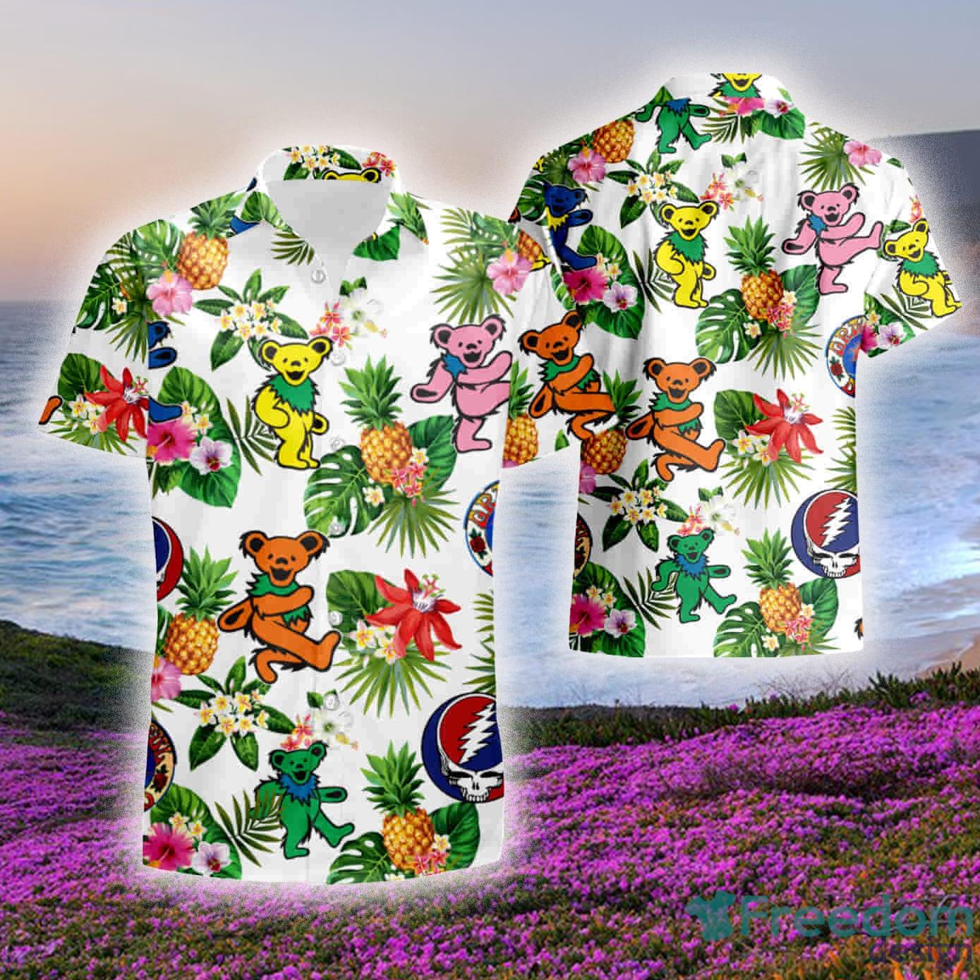 Grateful Dead Relaxed Combo Hawaiian Shirt And Short Gift Men Women -  Freedomdesign