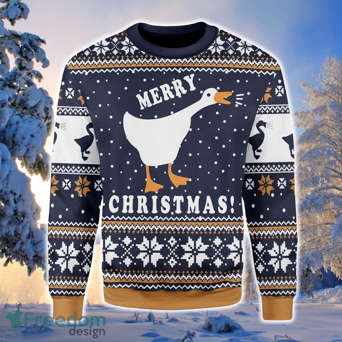 The Untitled Goose 3D Sweater Ugly Christmas Sweater For Men Women Product Photo 1