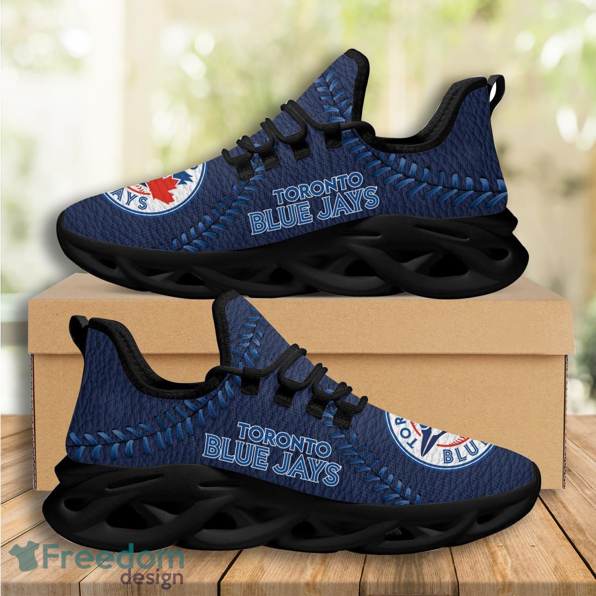 Toronto Blue Jays Logo Seam Pattern 3D Max Soul Sneaker Product Photo 2