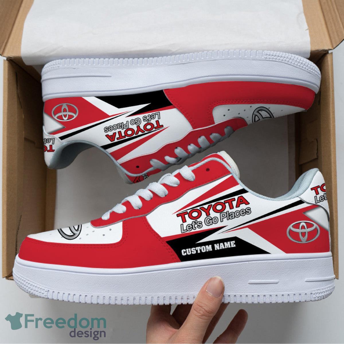 Toyota Let's Go Places Custom Name Air Force Shoes Sport Sneakers For Men Women Product Photo 1