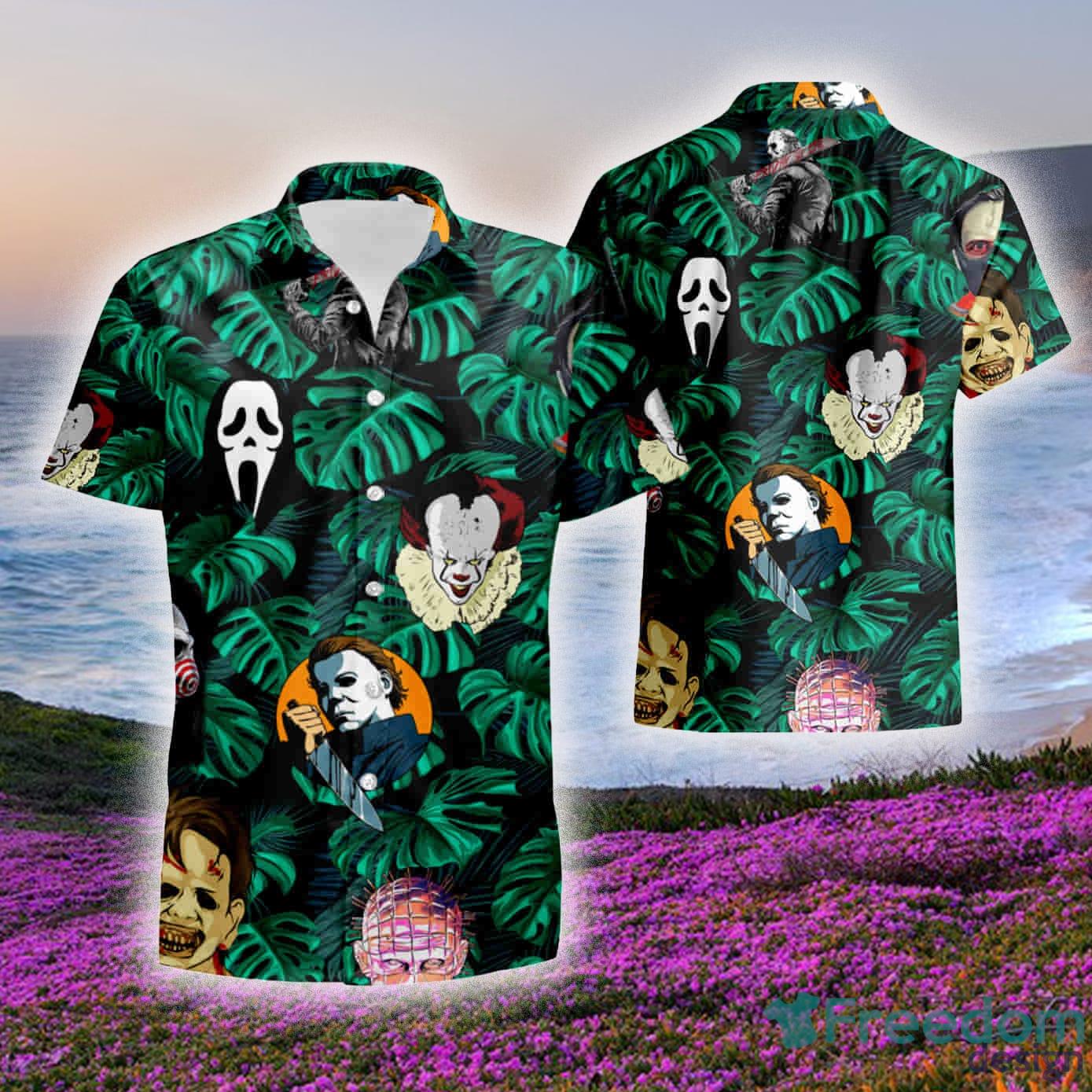 Horror Movie Face 3D Hawaiian Shirt Gift For Men And Women