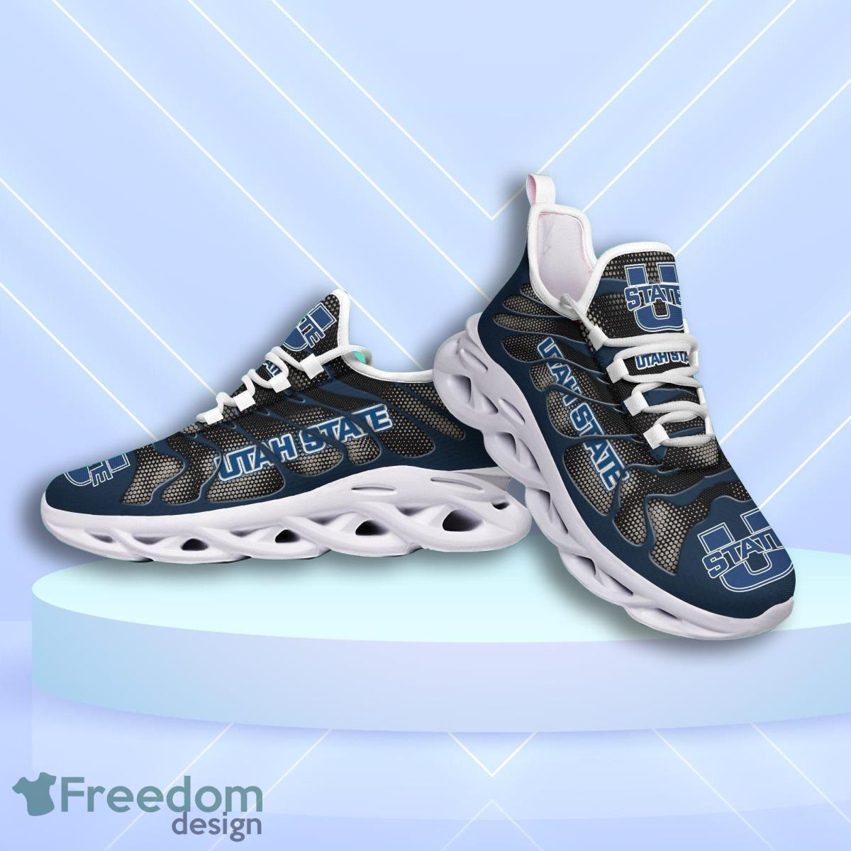 Utah State Aggies Logo Hole Background 3D Max Soul Shoes Product Photo 1