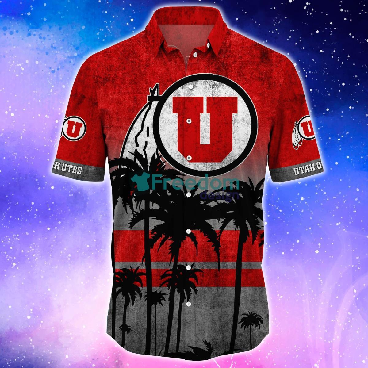 Utah Utes Trending Hawaiian Shirt And Shorts For Fans Product Photo 2