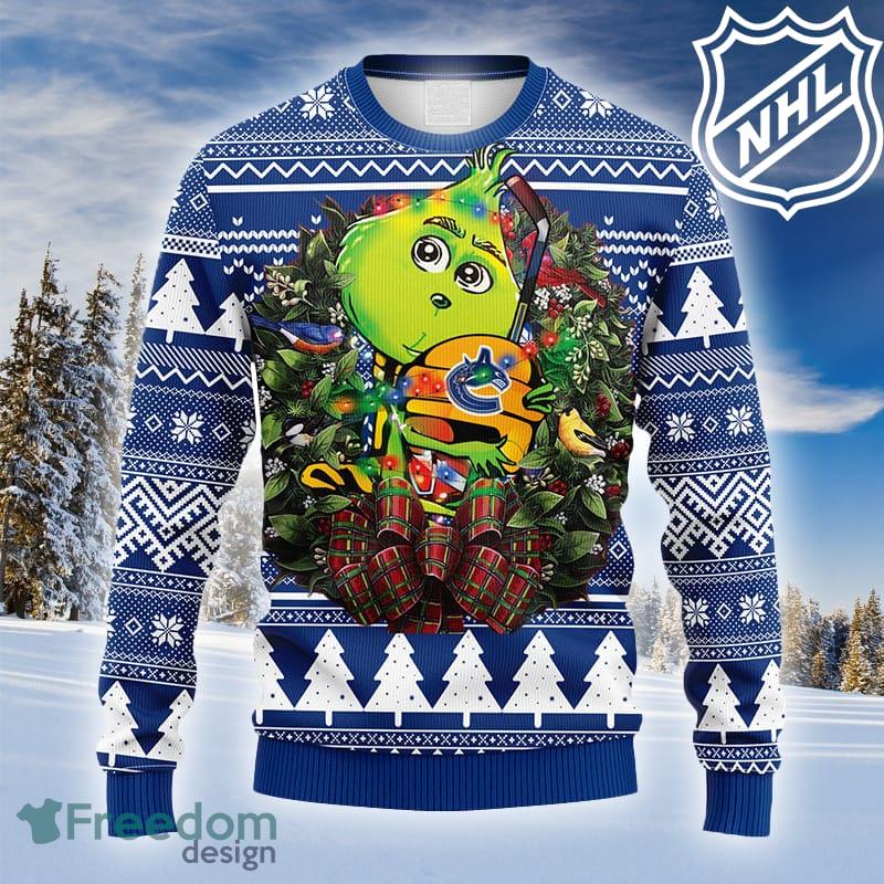 Canucks Vintage Sweater Gorgeous Baby Grinch Vancouver Canucks
